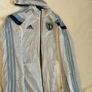 Adidas windbreaker jacket sporting KC